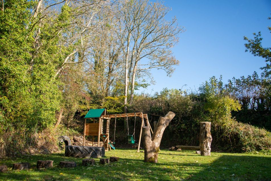 Play Area at Relaxing Pembrokeshire Holiday Accommodation